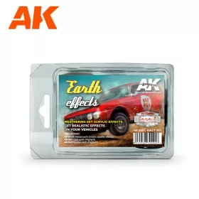   AK Interactive AK8089 Earth Effects (Rally Set) - Weathering Set