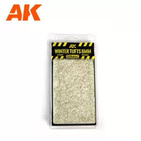 AK Interactive AK8121 WINTER TUFTS 6mm - Téli gyep