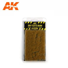   AK Interactive AK8126 DRY TUFTS 8mm - Fűcsomók makettezéshez