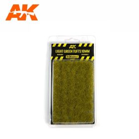   AK Interactive AK8127 LIGHT GREEN TUFTS 10mm - Fűcsomók makettezéshez