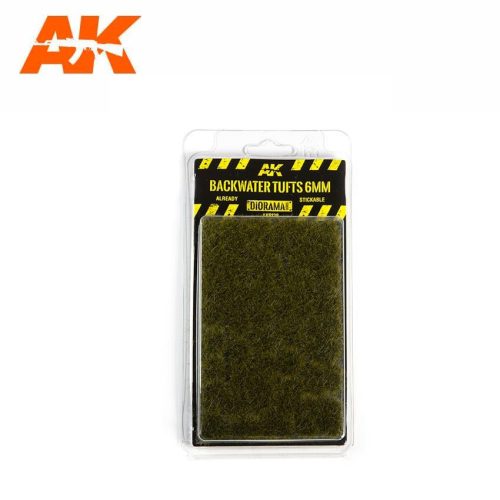 AK Interactive AK8128 BACKWATER TUFTS 6mm - Fűcsomók makettezéshez