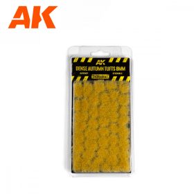   AK Interactive AK8129 DENSE AUTUMN TUFTS 8mm - Fűcsomók makettezéshez
