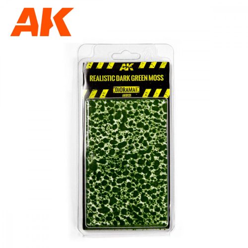 AK Interactive AK8131 REALISTIC DARK GREEN MOSS - Sötétzöld moha makettezéshez