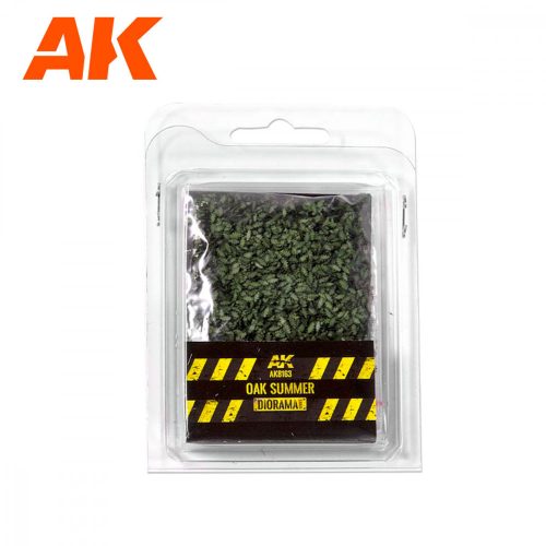 AK Interactive AK8163 OAK SUMMER LEAVES 1/35 (Bag 7 gr.) - Tölgy nyári levelek, 1/35, 1/32