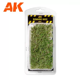   AK Interactive AK8174 BLOMMING WHITE SHRUBBERIES - Cserje, bokor - virágzó fehér (1/35, 75 mm, 90 mm)