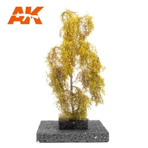 AK Interactive AK8180 BIRCH AUTUMN TREE 1/72 (H0 / 1:72 /1:48) - Nyírfa őszi lombozattal
