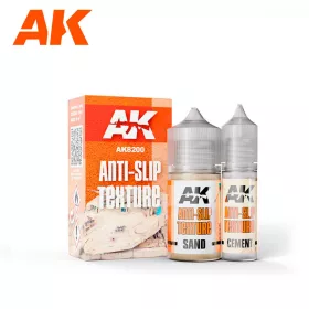   AK Interactive AK8200 ANTI-SLIP TEXTURE (2 componentes) - Csúszásgátló textúra