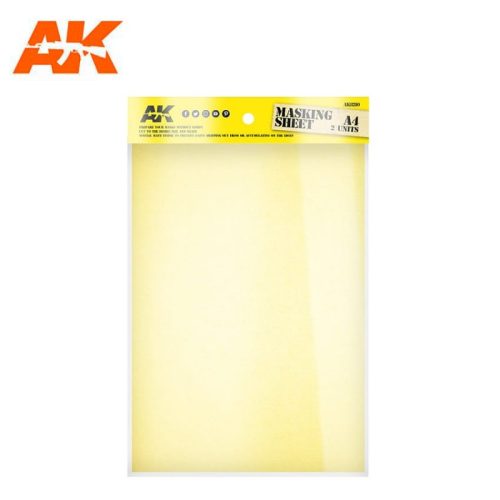 AK Interactive AK8210 Masking Tape A4 - Maszkolószalag, maszkolólap