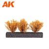 AK Interactive AK8217 DARK YELLOW BUSHES 4cm -1:35 / 75 mm / 90 mm - Sötétsárga őszi bokor, 3 db