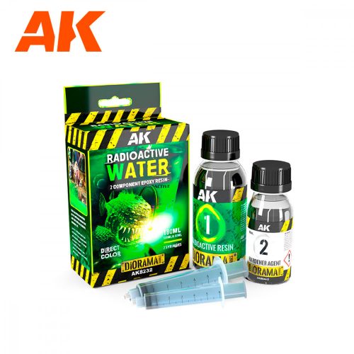 AK Interactive AK8232 RESIN RADIOACTIVE WATER COMPONENTS EPOXY RESIN 180 ML - Műgyanta víz