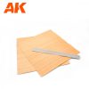 AK Interactive AK8233 WOODEN SHEETS Includes 2 Sheets (A4) - Természetes fa lapok, 2 db