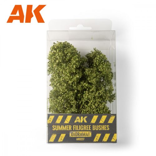 AK Interactive AK8237 SUMMER FILIGREE BUSHES 1:35 - Aprólevelű nyári bokor