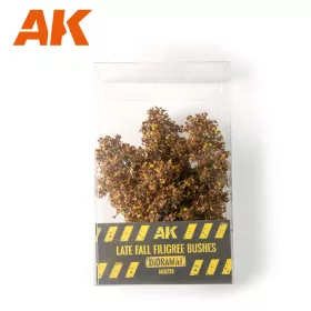   AK Interactive AK8239 LATE FALL FILIGREE BUSHES 1:35 - Aprólevelű késő őszi bokor