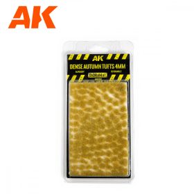   AK Interactive AK8247 DENSE AUTUMN TUFTS 4MM - Fűcsomók, őszi, 4 mm