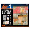 AK Interactive AK8252 ALL IN ONE SET -BOX 1 - CHARVINS FACADE - Francia vidéki homlokzat