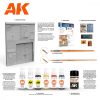 AK Interactive AK8252 ALL IN ONE SET -BOX 1 - CHARVINS FACADE - Francia vidéki homlokzat