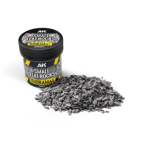   AK Interactive AK8301 SMALL FLAT ROCKS - dioráma kiegészítő