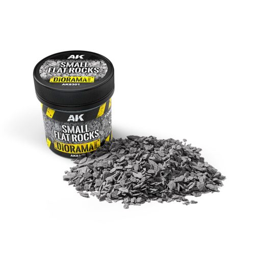 AK Interactive AK8301 SMALL FLAT ROCKS - dioráma kiegészítő