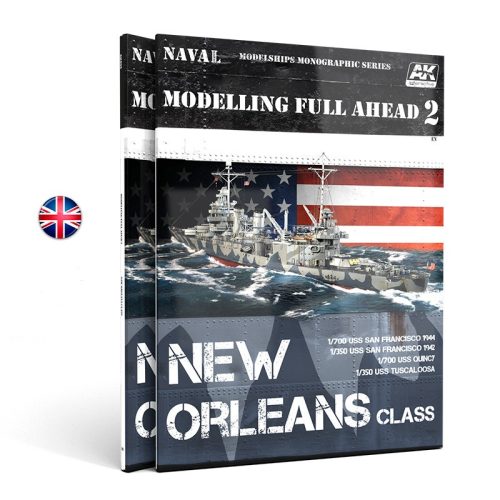 AK Interactive AK895 MODELLING FULL AHEAD 2 - English - kiadvány makettezéshez