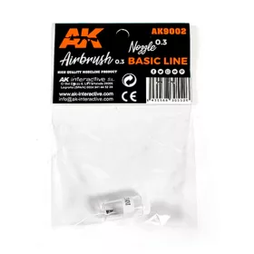   AK Interactive AK9002 0.3 Nozzle (Airbrush Basic Line 0.3) - Düzni - AIRBRUSH