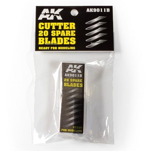 AK Interactive AK9011B Cutter 20 Spare Blades - Cserepengék precíziós vágóhoz, 20 db