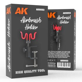   AK Interactive AK9053 AIRBRUSH HOLDER - Két tagos rögzíthető festékszóró tartó állvány - AIRBRUSH