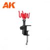 AK Interactive AK9053 AIRBRUSH HOLDER - Két tagos rögzíthető festékszóró tartó állvány - AIRBRUSH