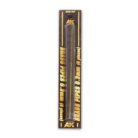   AK Interactive AK9102 BRASS PIPES 0,3mm, 5 units - sárgaréz cső, 5 db