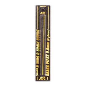   AK Interactive AK9104 BRASS PIPES 0,5mm, 5 units - Sárgaréz cső, 5 db