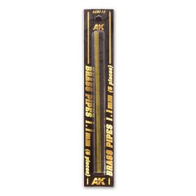   AK Interactive AK9110 BRASS PIPES 1,1mm, 5 units - Sárgaréz cső, 5 db