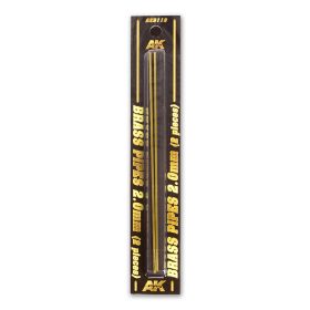   AK Interactive AK9118 BRASS PIPES 2,0mm, 2 units - Sárgaréz cső, 2 db