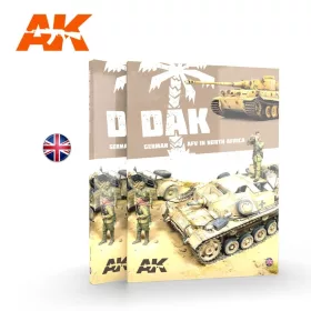   AK Interactive AK912 DAK German AFV in North Africa - English könyv makettezéshez