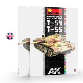   AK Interactive AK914 T54/T55 Modeling World's Most Iconic Tank (English) - kiadvány makettezéshez