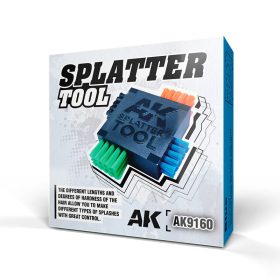   AK Interactive AK9160 SPLATTER TOOL - Fröccsenéshatás szerszám