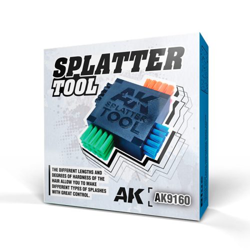 AK Interactive AK9160 SPLATTER TOOL - Fröccsenéshatás szerszám