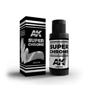   AK Interactive AK9198 SUPER CHROME - UV álló ultrafényes festék