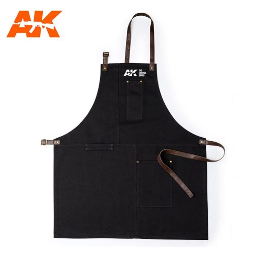 AK Interactive AK9200 AK WORK APRON - BLACK - Kötény makettezéshez