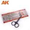 AK Interactive AK9309 SCISSORS STRAIGHT (SPECIAL PHOTOETCHED) - Egyenes olló makettezéshez (PE alkatrészekhez)