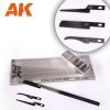 AK Interactive AK9312 CRAFT SAW SET (3 BLADES) - Speciális fűrész, fűrészlapokkal