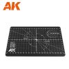 AK Interactive AK9313 Double Side Cutting Mat (A5) - Vágólap, A5 méret