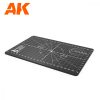 AK Interactive AK9313 Double Side Cutting Mat (A5) - Vágólap, A5 méret