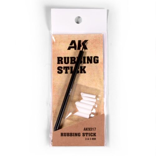 AK Interactive AK9317 RUBBING STICK 3-5 mm - Gumipálcika kéziszerszám