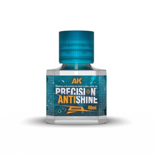 AK Interactive AK9322 Precision Antishine - Precíziós antifény-hatás, mattító folyadék