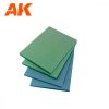 AK Interactive AK9327 Soft and Smooth Sponge Sandpaper SET 4 units - Csiszolószivacs makettezéshez