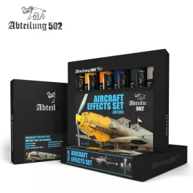   AK Interactive ABT305 Aircraft Effects Set olajfesték-készlet makettezéshez
