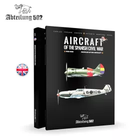   AK Interactive ABT713 AIRCRAFT OF SPANISH CIVIL WAR (English) - kiadvány makettezéshez