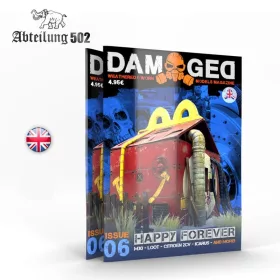   AK Interactive ABT716 DAMAGED, Worn and Weathered Models Magazine - 06 (English)