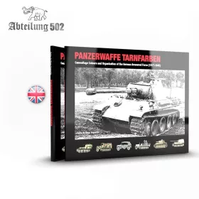   AK Interactive ABT722 PANZERWAFFE TARNFARBEN (English) - kiadvány makettezéshez