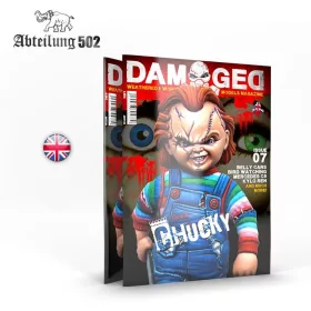   AK Interactive ABT726 DAMAGED, Worn and Weathered Models Magazine - 07 (English)