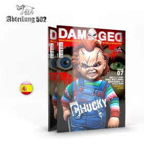   AK Interactive ABT727 DAMAGED, Worn and Weathered Models Magazine - 07 (Spanish)